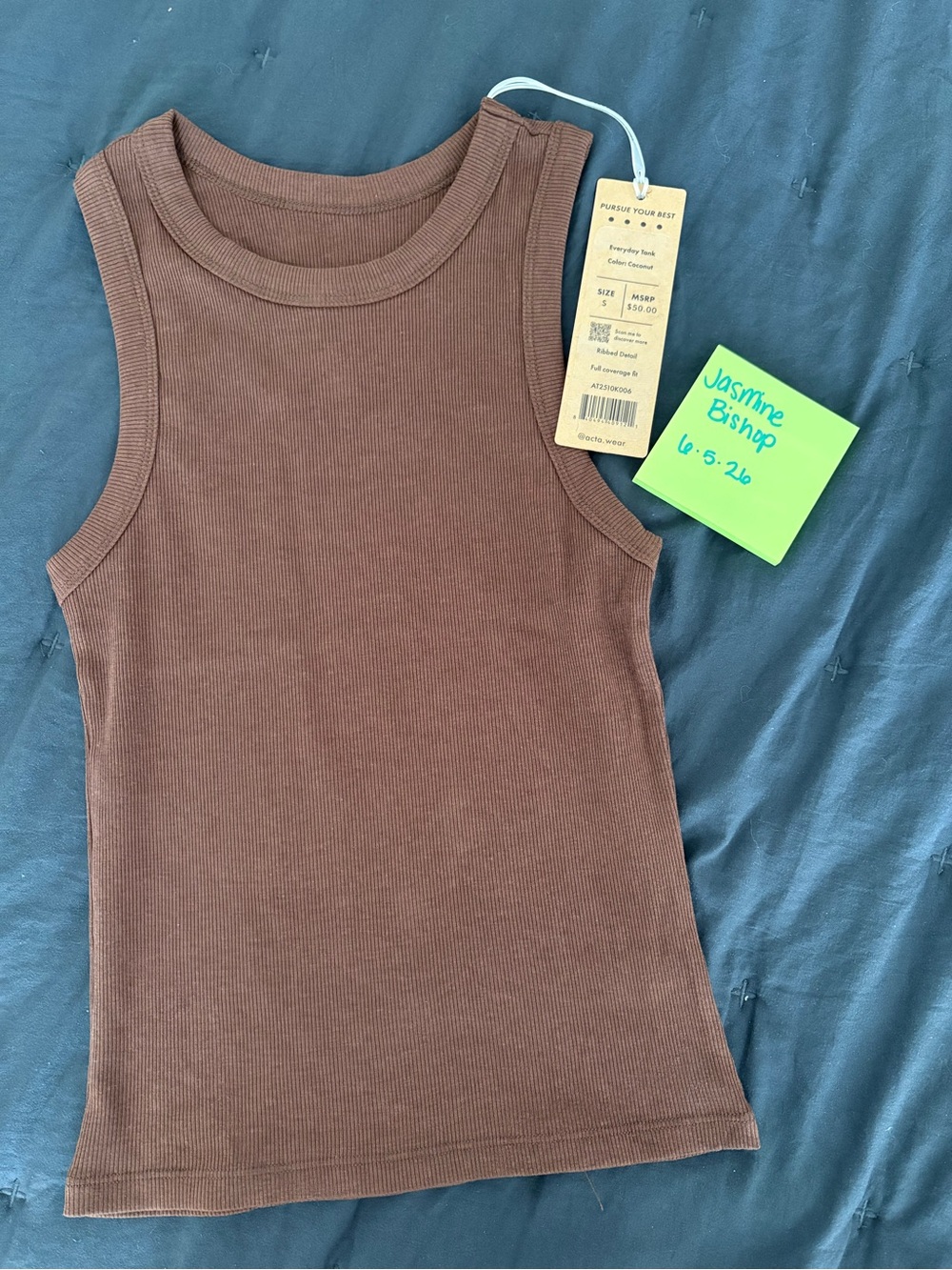 NWT — ACTA coconut everyday tank